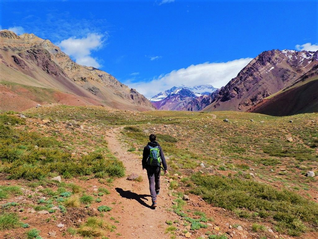 Hike Aconcagua provincial park mountain