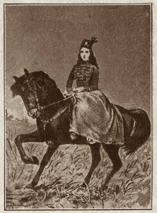 Juana Azurduy portrait on horse Creative Commons