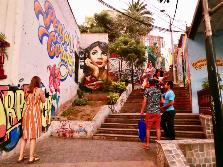 Street art in Lima, Peru