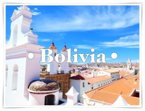 White town in Bolivia