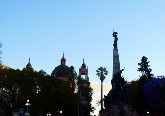 Cathedral square in Porto Alegre Brazil