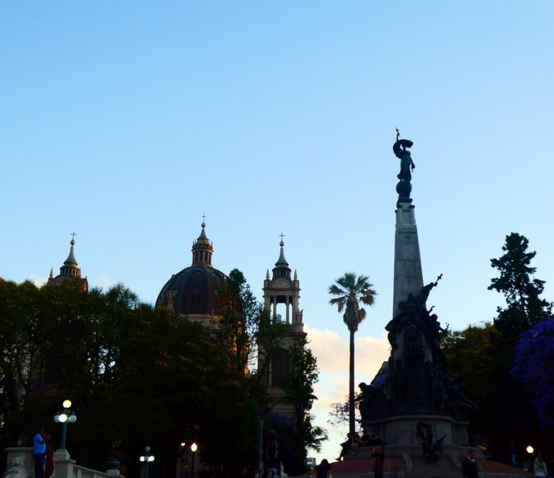 Cathedral square in Porto Alegre Brazil