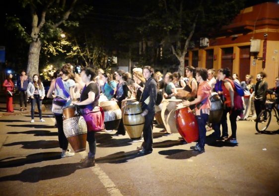 Womens candombe group Montevideo Uruguay