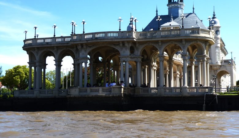 View from the water of Museum of Fine Art -the Tigre Club Argentina