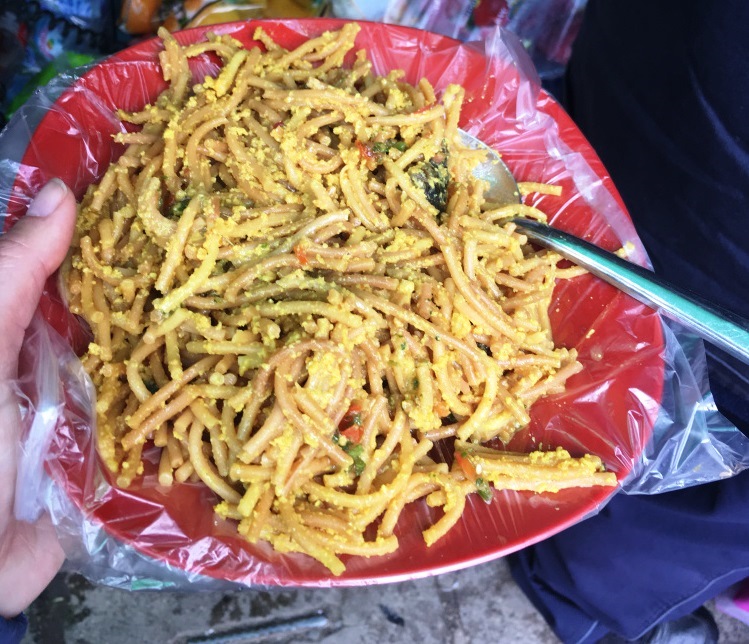 bolivian food peanut pasta