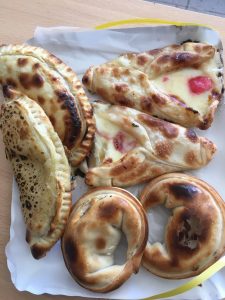 Argentine empanadas in various shapes