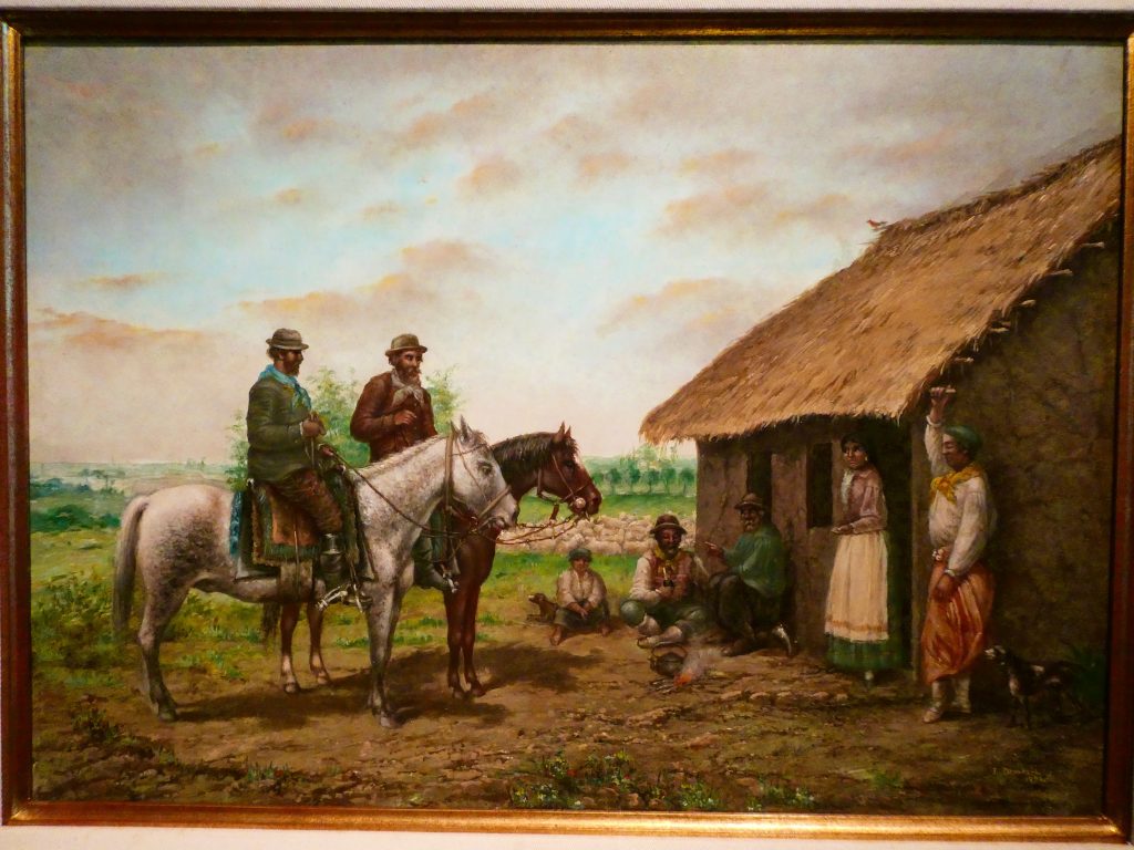 Bernabé Demaría, Buscando noticias, 1894, Museum of Fine Arts, Tigre