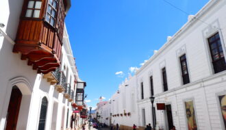 Sucre bolivia white town