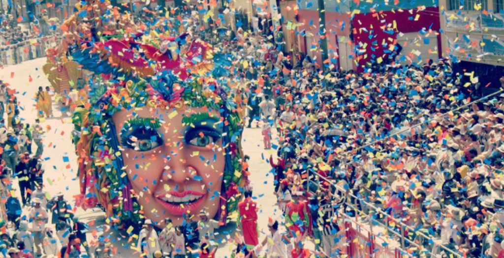 Carnival of blacks and whites in Pasto