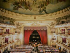 inside el ateneo bookshop buenos aires