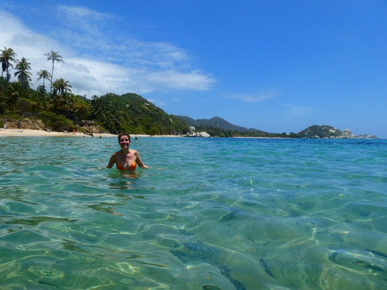 Tayrona Park la Piscinita beach swim