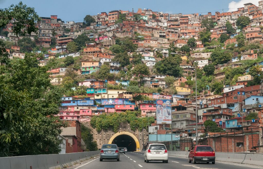 Colourful neighbourhood of Caracas, Venezuela