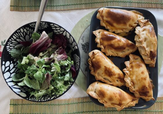 Veggie-filled empanadas made in 20 mins