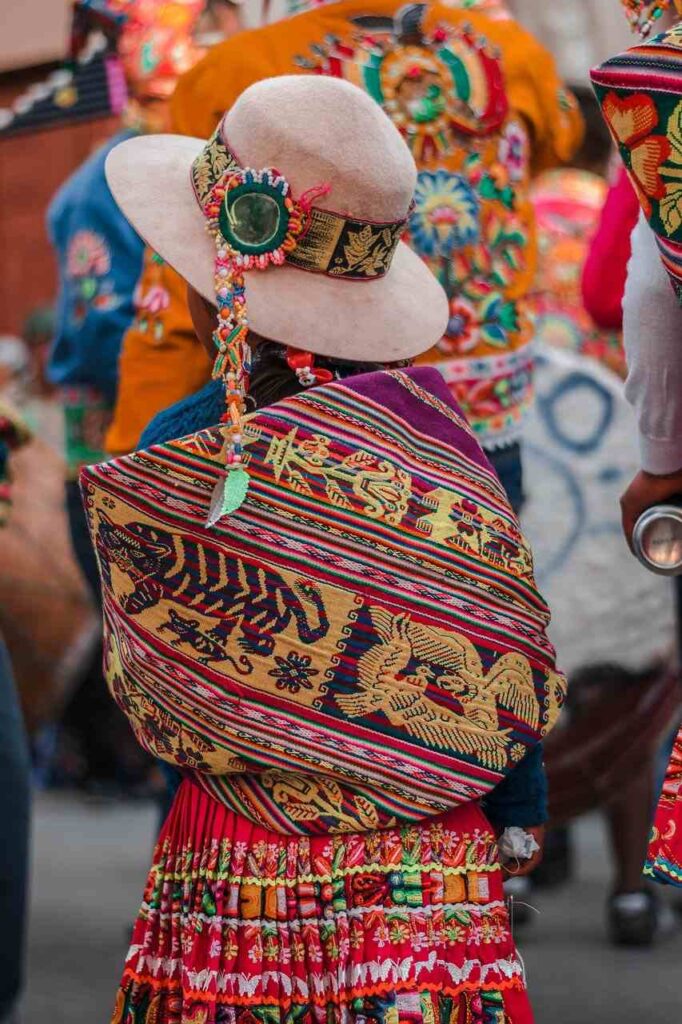 Bolivia festivals traditional outfit