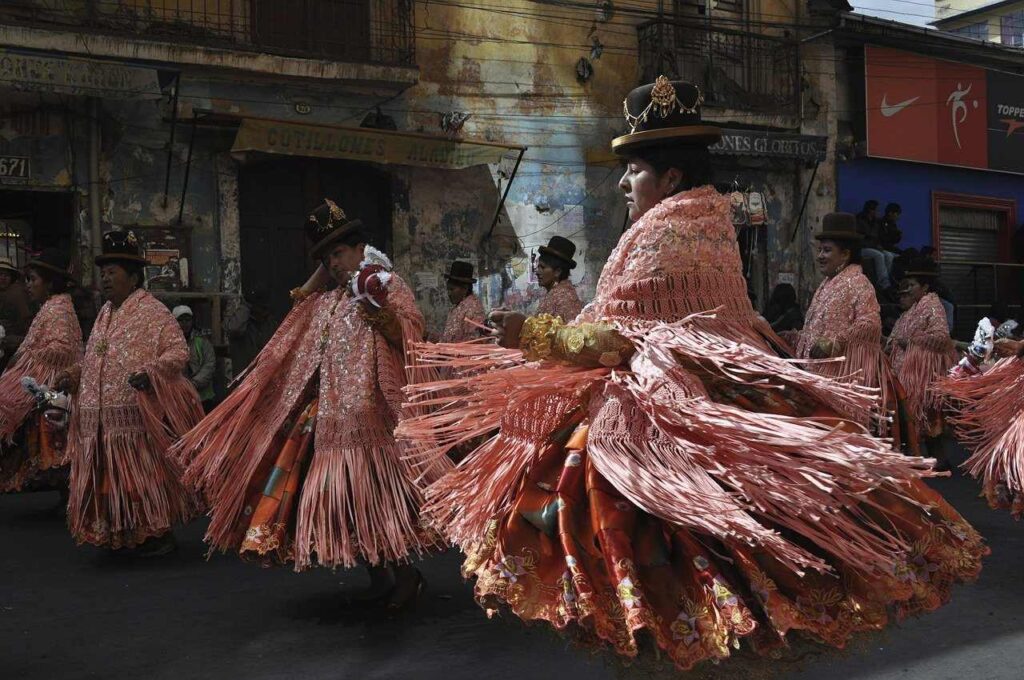 La Paz festival dancing