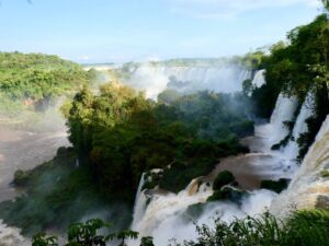 The mighty Iguazu falls from the Argentine side