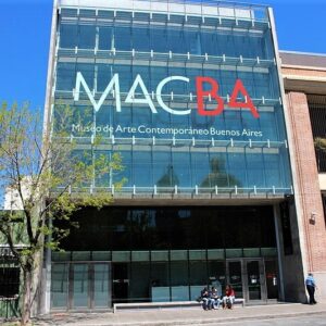 See-through glass facade of the Museum of Contemporary Art, Buenos Aires