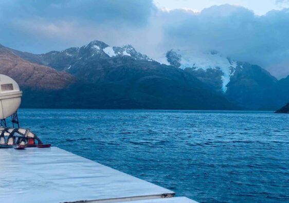 Glacier Chilean Patagonia fjords