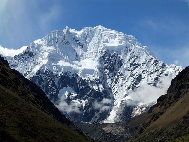 Mountain view at Salkantay trail Peru